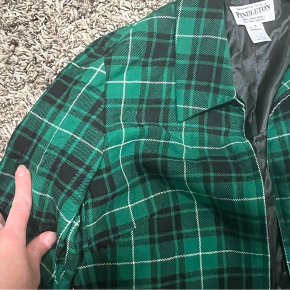 Pendleton Vintage Plaid Blazer Jacket 4 - Picture 5 of 6